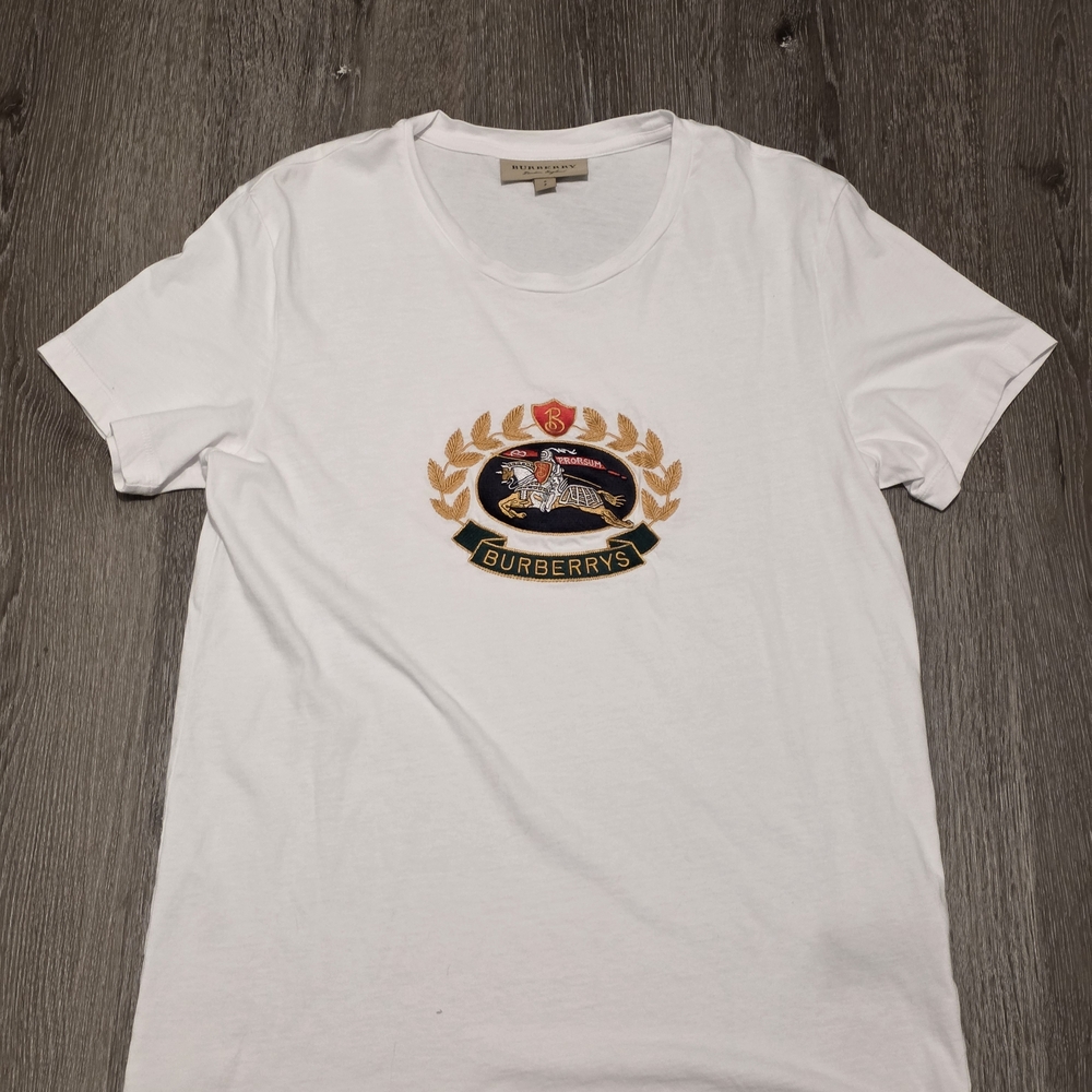 Burberry White Mens T-Shirt